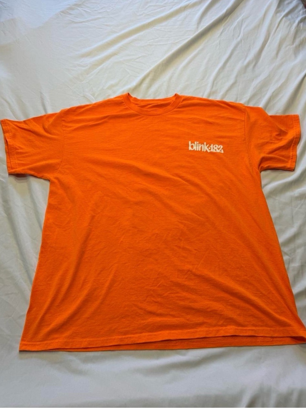 Blink 182 Orange‎ Local Crew T-Shirt